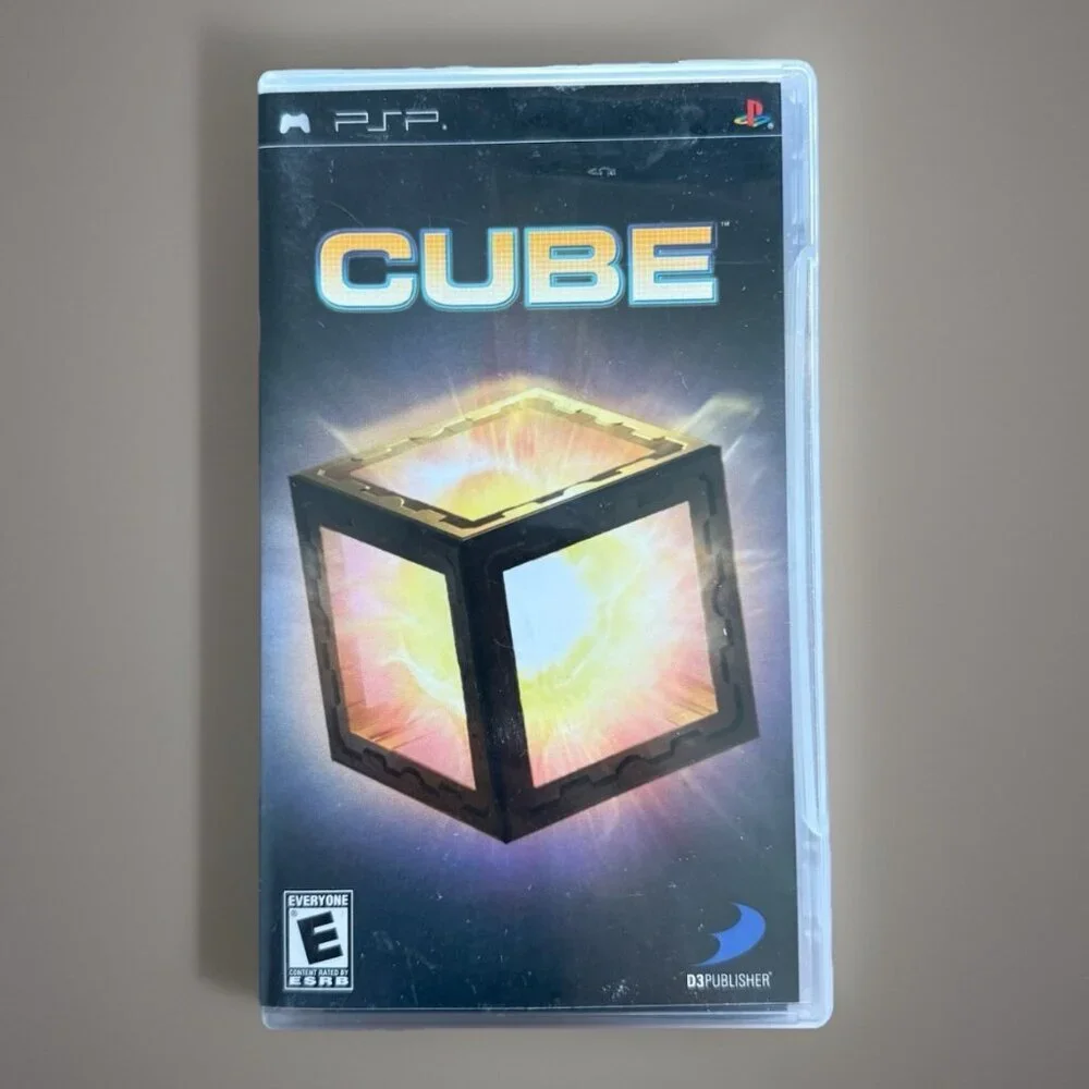 Cube Sony PlayStation Portable PSP 2007 BOX‎ ONLY WITH MANUAL READ!!*